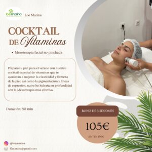 Cocktail de Vitaminas - 3 sesiones
