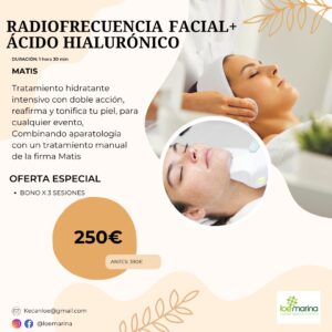 Radiofrecuencia Facial + Acido Hialuronico
