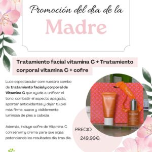 Tratamiento facial Vitamina C + Tratamiento Corporal Vitamina C + Cofre