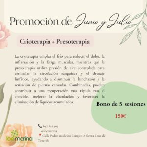 Crioterapia + Presoterapia